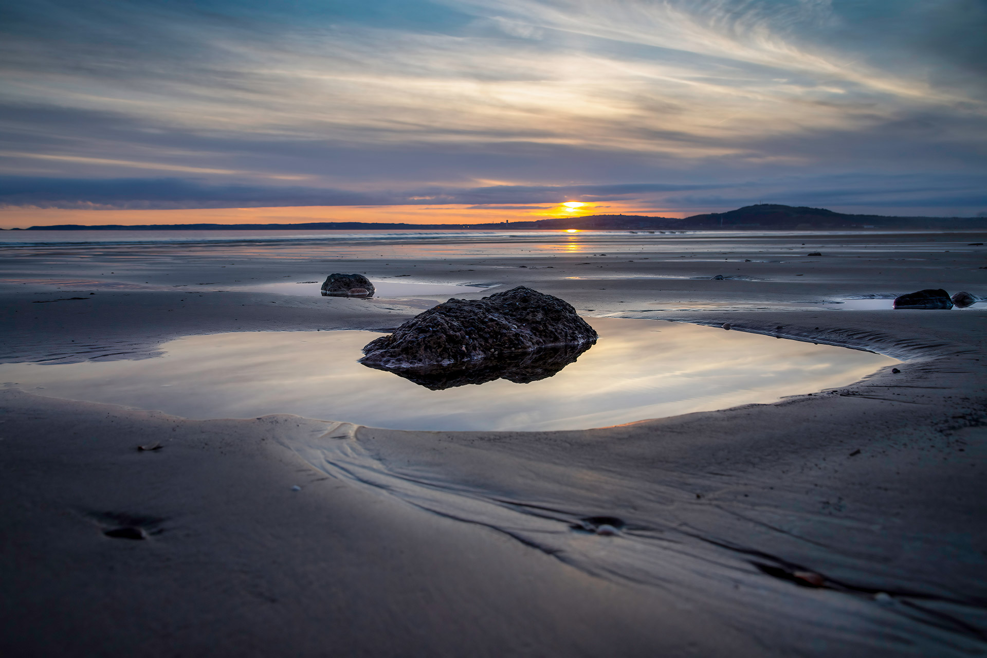 Swansea Bay At Dusk